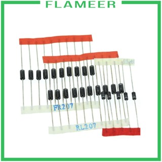[Flameer] อุปกรณ์ประกอบ 14 Values 1N4004 Rl207 200 ชิ้น