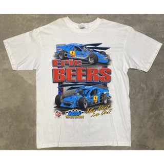 หายาก! เสื้อยืด ลาย NOS 2005 Eric Beers ROC Motorsports ขนาดใหญ่ สไตล์วินเทจ