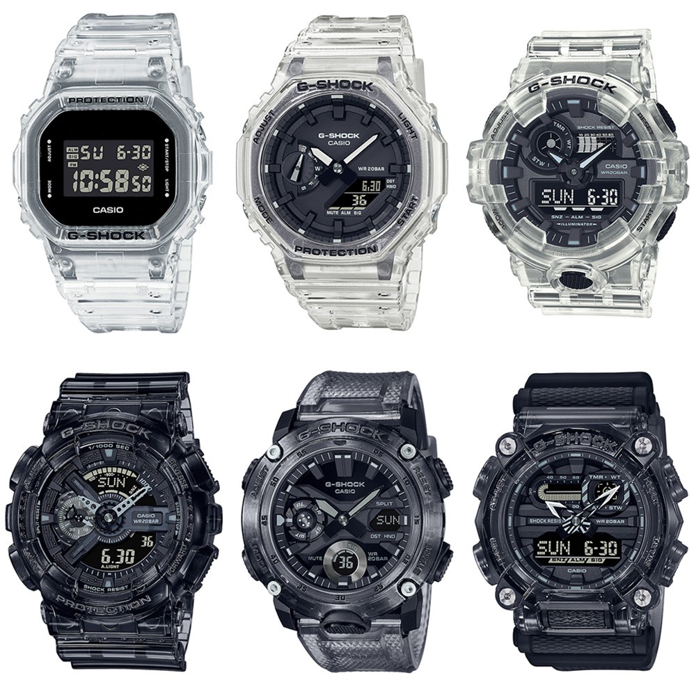 Casio G-Shock นาฬิกาข้อมือผู้ชาย รุ่น DW-5600SKE-7,GA-2100SKE-7A,GA-700SKE-7A,GA-110SKE-8A,GA-2000SKE-8A,GA-900SKE-8A