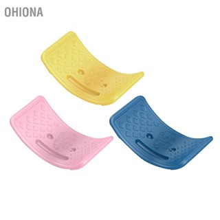 OHIONA Balance Seesaw Board Plastic for Kids Toddlers Teens Training พร้อมลูกบอลยางยืด