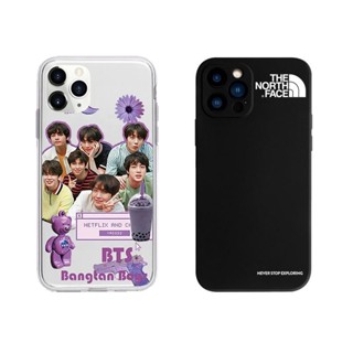 BTS THE NORTH FACE เคส OPPO A15 A15S A16 A5S A7 A12 F9 A57 2022 A77 5G A76 A96 A74 A54 A95 เคสป้องกันโทรศัพท์มือถือ