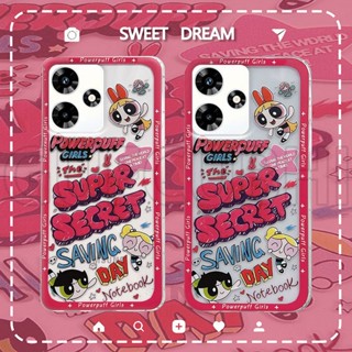 เคสInfinix Hot30 Hot30i Hot30 play ซิลิโคนนิ่ม แบบใส ลาย Powerpuff Girls น่ารัก คุณภาพสูง สําหรับ เคสโทรศัพท์Infinix Hot 30 2023