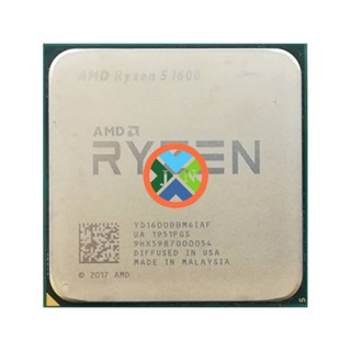 ซ็อกเก็ตโปรเซสเซอร์ CPU AMD Ryzen 5 1600 R5 1600 3.2 GHz AM4