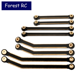 Forestrc ชุดก้านชักเลี้ยว ทองเหลือง สําหรับอัพเกรดรถไต่หินบังคับ 1/24 Axial SCX24 C10 90081 Jeep Gladiator JLU Ford Bronco