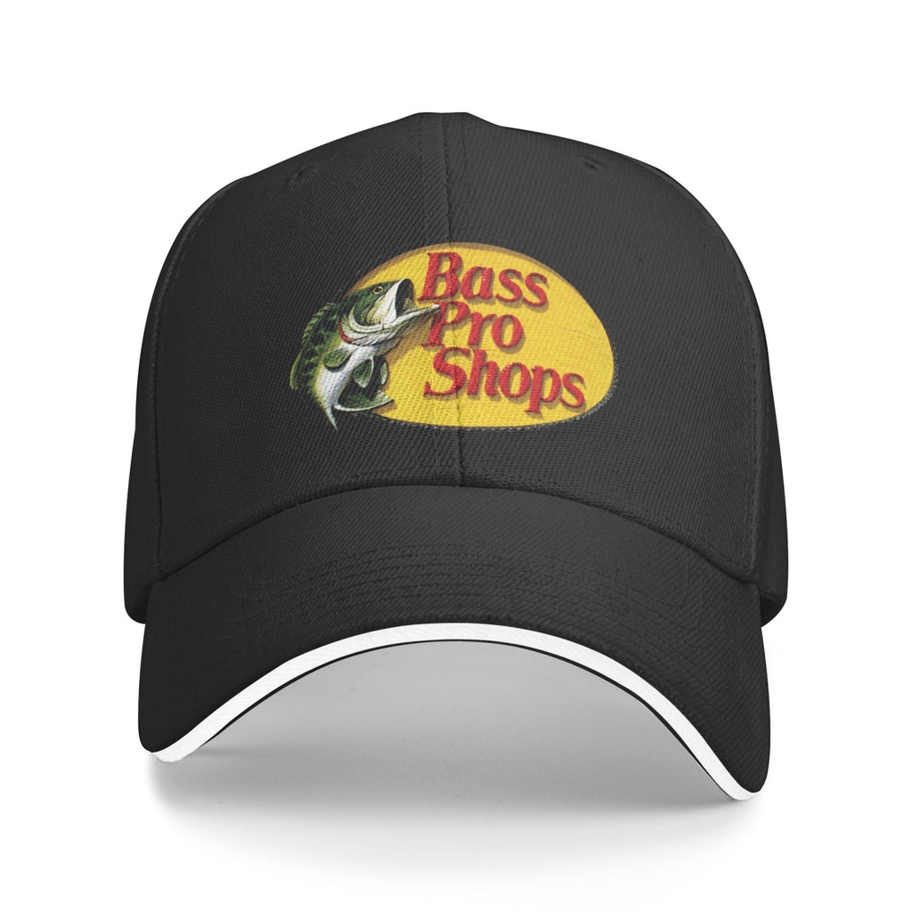 หมวกเบสบอล ผ้าฝ้าย ลายโลโก้ Bass Pro Shops สามารถปรับได้ แฟชั่นสําหรับผู้ชาย และผู้หญิง