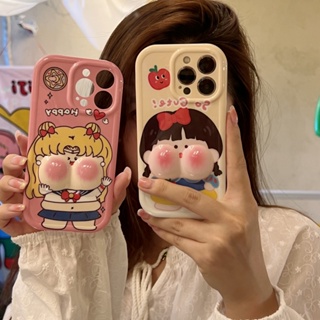 เคสโทรศัพท์มือถือ ลายการ์ตูนเด็กผู้หญิง 3D สําหรับ iPhone 11 11promax 14 14Pro 14promax 12 12 12promax 13 13Pro 13promax 14promax