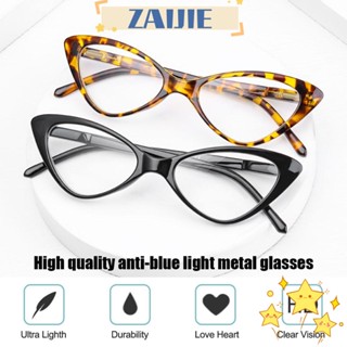 ZAIJIE Fashion Reading Glasses Magnifying Eyewear Cat Eyes Presbyopia Eyeglasses Clear HD Lens  Eyeglasses Ultra-Light Clear Lens/Multicolor