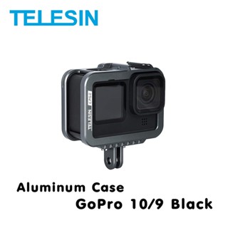 Telesin GoPro 11 / 10 / 9 Telesin Aluminum Alloy Frame Case เคสอลูมิเนียม เคสกันกระแทก