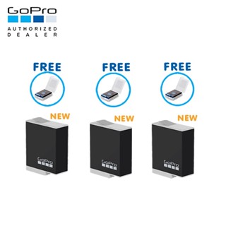 GoPro [รุ่นใหม่] GoPro 11 / 10 / 9 Enduro Battery x 3 แบตเตอรี่เสริม ประกันศูนย์ ทนทานต่อการใช้งานในที่หนาวเย็นหรือร้...