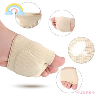 JUNE 1 Pair Metatarsal Sleeve Pads Soft Forefoot Pads Half Sock Calluses Toe Pad