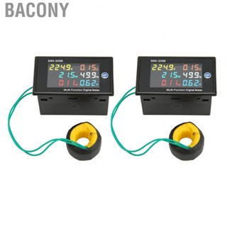 Bacony AC Meter Single Phase LCD Digital AC Panel Meter Voltage Power  S