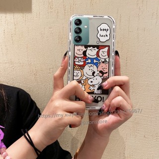 ใหม่ เคสโทรศัพท์มือถือแบบนิ่ม ลายการ์ตูนสนูปปี้น่ารัก สําหรับ Samsung Galaxy M14 A24 LTE 5G 4G เคส Phone Case