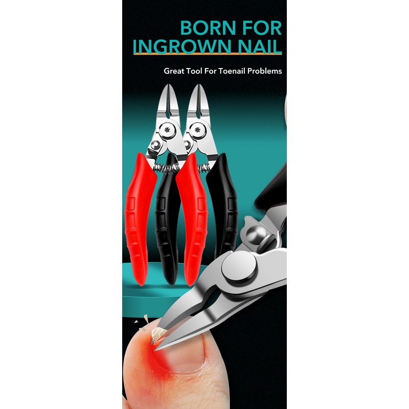 กรรไกรตัดเล็บขบ ใบมีดโค้ง แบบมืออาชีพ สําหรับ Paronychia กรรไกรตัดเล็บ แบบหนา 1 ชิ้น - รูปที่ 7