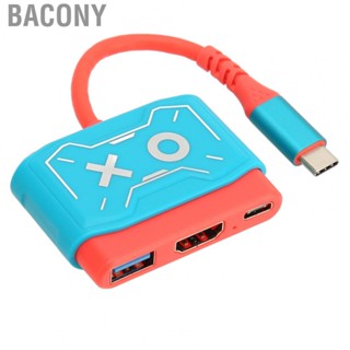 Bacony USB C Video Converter  HD Replacement Portable 4K Plug and Play USB C To HD Multimedia Interface Video Converter 3 in 1  for USB C Interface Devices