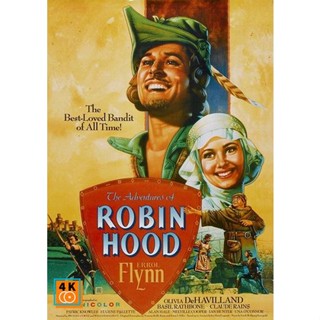 หนัง DVD ออก ใหม่ The Adventures of Robin Hood (1938) โรบินฮู้ด จอมโจรผจญภัย (เสียง อังกฤษ | ซับ ไทย/อังกฤษ) DVD ดีวีดี