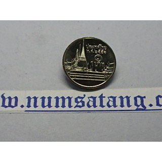 เหรียญหมุนเวียน 1 บาทหลังวัดพระศรืๆ 2551 unc