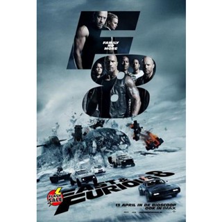 DVD ดีวีดี Fast And Furious 8 เร็ว..แรงทะลุนรก 8 (เสียง ไทย/อังกฤษ ซับ ไทย/อังกฤษ) DVD ดีวีดี