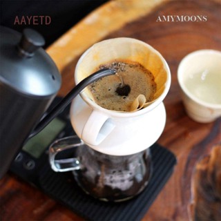 Amymoons 600 ชิ้น กระดาษกรองกาแฟ ทรงกลม ถ้วยกระดาษ กาน้ําชา กรอง เครื่องชงกาแฟเอสเปรสโซ่