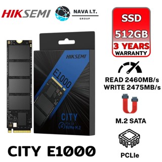 COINSคืน15%⚡FB9JMZV6⚡ HIKSEMI CITY SERIES SSD E1000 512GB PCIE GEN 3 X 4 NVME READ 2465MB/S WRITE 2410MB/S รับประกัน3ปี