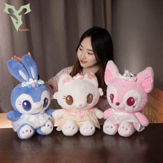 【พร้อมส่ง】ตุ๊กตาสุนัขจิ้งจอก กระต่าย แมวน่ารัก ของขวัญวันเกิด สําหรับตกแต่งบ้าน ออฟฟิศ