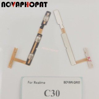 Novaphopat สายแพปุ่มเปิดปิดเสียง สําหรับ Realme C30