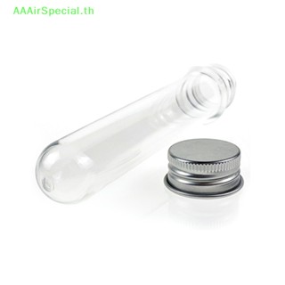 Aaairspecial หลอดทดลอง PET พลาสติกใส ทรงกระบอก ขนาด 40 มล. เติมได้ สําหรับหน้ากาก 10 ชิ้น