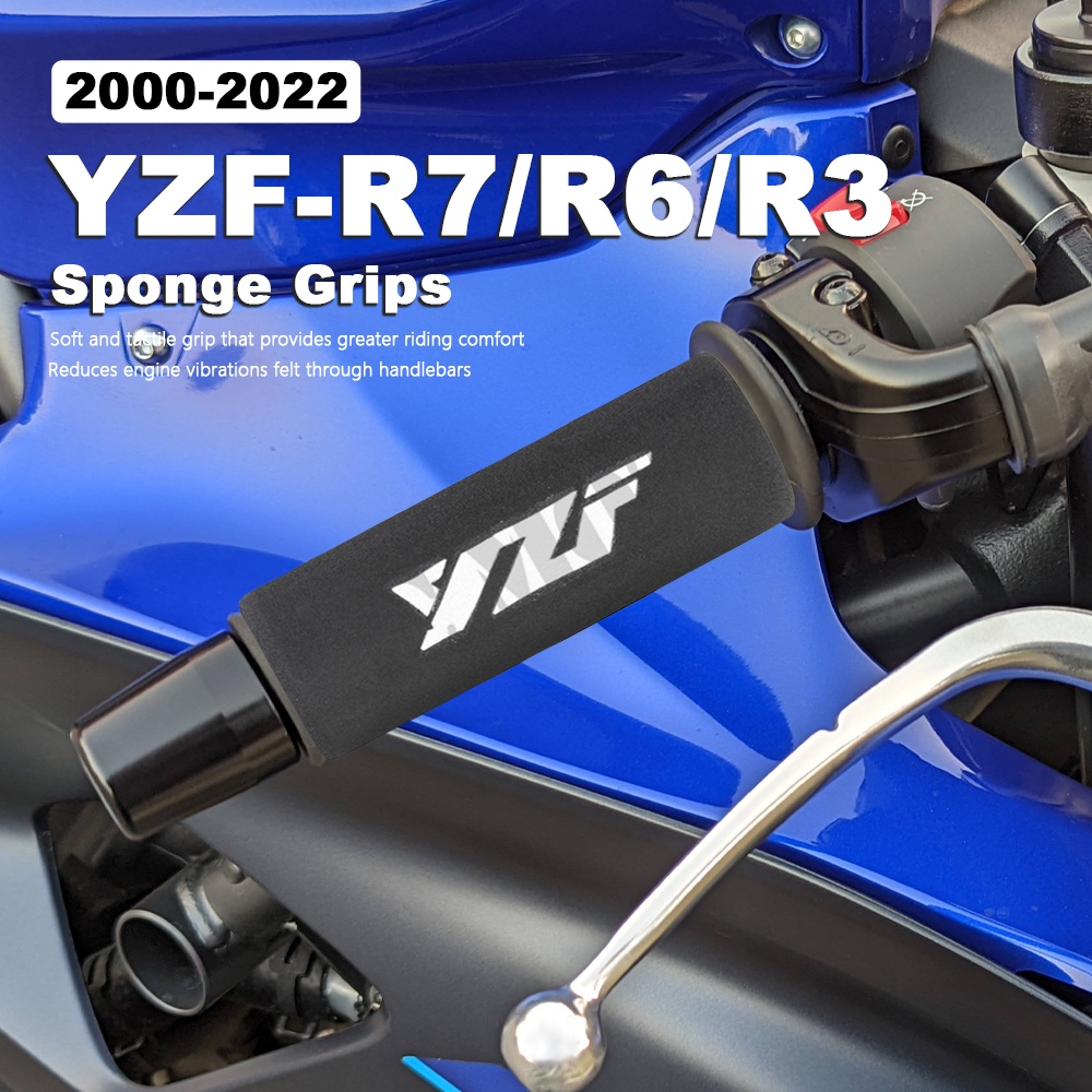 ฟองน้ํา Grip YZF-R7 รถจักรยานยนต์ Handlebar Grips Comfort สําหรับ Yamaha YZF R3 R1 R1M R6 R7 R125 R1