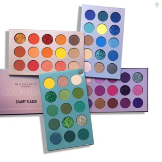 Flyhigh BEAUTY GLAZED พาเลทอายแชโดว์ ชิมเมอร์ เนื้อแมตต์ 4 ชั้น 60 สี ติดทนนาน สําหรับแต่งหน้า