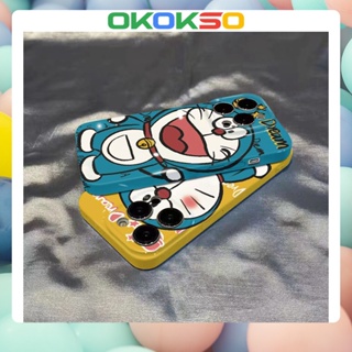 ใหม่ เคสโทรศัพท์มือถือแบบนิ่ม กันกระแทก ลายการ์ตูนแมวหัวเราะ สไตล์คู่รัก R17 สําหรับ OPPO Reno9 Reno8 Reno7pro reno6 7z 5 A53 A9 2020 4Z 5G F11 A31 A15 A3S A78 A77 Findx3proFindx5pro