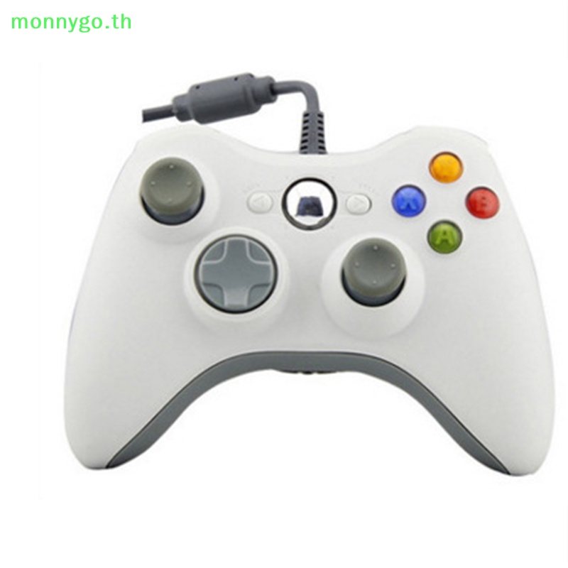 Monnygo จอยแพดควบคุมเกม แบบใช้สาย สําหรับ Xbox 360 & PC 7 8 10 TH