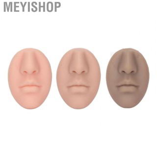 Meyishop Piercing Practice Model  Silicone Nose Model Elastic  for Students for Salon