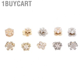 1buycart Nail Rhinestone  Lightweight Bright Durable Nail Bead Charms 10 Pcs  for DIY