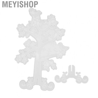 Meyishop Jewelry Organizer Resin Molds  Long Lasting Tree Leaf Silicone Mold Flexible  for Home