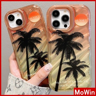 Mowin - เข้ากันได้สำหรับ เคสไอโฟน เคสไอโฟน11 เคส iphone 11 สำหรับ iPhone 14 Pro Max iPhone Case เลเซอร์สะท้อนแสงเคสใส TPU เคสนิ่มถุงลมนิรภัยกันกระแทก Gradient Summer Coco ใช้ได้กับ iPhone 13 Pro max 12 Pro Max 11 xr xs max 7 8