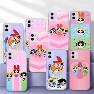 เคสโทรศัพท์มือถือแบบนิ่ม TPU ใส ลาย The Powerpuff Girls 110WES สําหรับ Samsung J2 Prime 4 Core J5 6 Plus J7 J8 S7