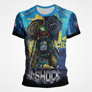 พร้อมส่ง! [ Baju / เสื้อยืด LELAKI JAM GSHOCK - MANIA ] ลายกบ | ระเหิด | เสื้อเจอร์ซีย์ | เสื้อเชิ้ต สําหรับผู้ชาย | Blckkrtl