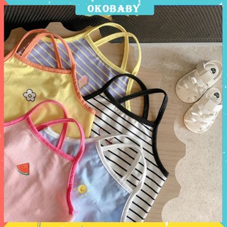 OKOBABY🌈พร้อมส่ง🌈เสื้อกั๊กของเด็กผู้หญิง เสื้อแขนกุดเด็ก  1-6 ปี