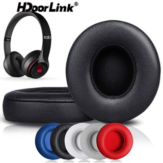 Hdoorlink แผ่นครอบหูฟังบลูทูธไร้สาย แบบนิ่ม แบบเปลี่ยน สําหรับ Beats Solo 2 3