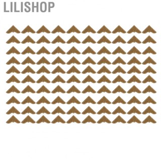 Lilishop 100pcs  Corners Inner 4mm Height Iron Material Photo Corners