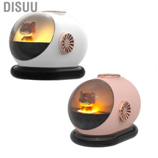 Disuu Desk Humidifier  DC 5V/1.0A 1200mAh  Atomization Portable Mini Humidifier 280ml Automatic Power Off Ultrasonic ABS PP  for Bedroom