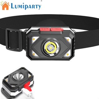 Lumiparty ไฟหน้าฉุกเฉิน Led 7 ระดับ ชาร์จ Usb แบบพกพา อเนกประสงค์