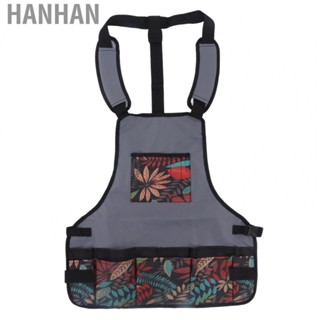 Hanhan Heavy Duty Tool Apron Polyester Dirt Resistant Work Apron Portable with Pockets for Garden for Women