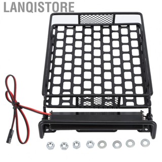 Lanqistore RC Roof Luggage Carrier  8 LEDs RC Roof Luggage Rack 5-7.4V Sturdy  for Car Toy