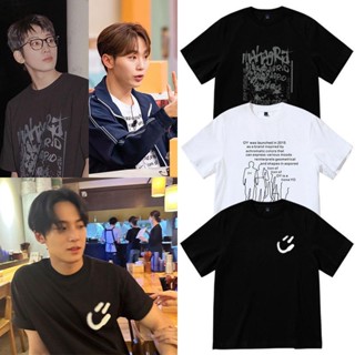 เสื้อยืดแขนสั้นลําลอง คอกลม ผ้าฝ้าย พิมพ์ลาย Kpop SEVENTEEN Seungkwan Mingyu WONWOO สําหรับผู้ชาย และผู้หญิง