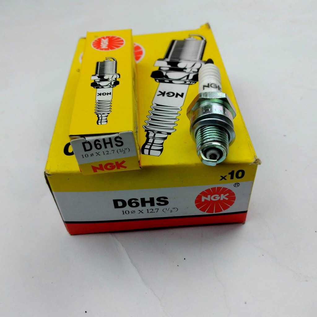 หัวเทียน D6HS พร้อมสั่งซื้อ / หัวเทียน NGK D6HS - หัวเทียน NGK D6HS สําหรับรถจักรยานยนต์เก่า C70 C90