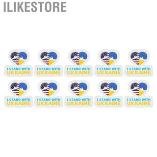 Ilikestore Ukrainian   10Pcs Ukraine Flag   for Skateboards for Cars