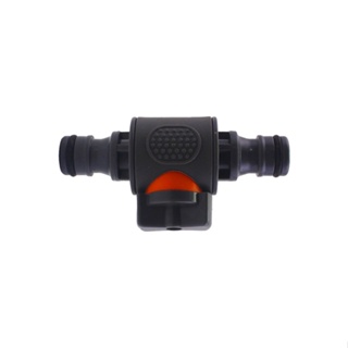 Plastic Adjustable Durable Replacement Part Garden Irrigation Double Adapter With Control Valve Hose Connector