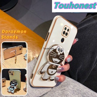 เคส Huawei Mate 20 Pro เคส Huawei Mate 20X เคส Huawei P30 Lite Casing Huawei Nova 4E Case Huawei Nova 3 Case Huawei Nova 3i Case Cartoon Jingle Cat Cute Anime Doraemon Folding Stand Phone Holder Cover Cassing Cases Case TD การ์ตูนแมวกริ๊ง อะนิเมะ น่ารัก