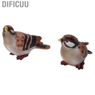 Dificuu Bird Decorative Crafts Bird Ornament Rot Proof for Courtyard