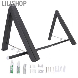 Lilishop Folding Drying Rack  Retractable Clothes Rack Convenient Practical  for Balcony